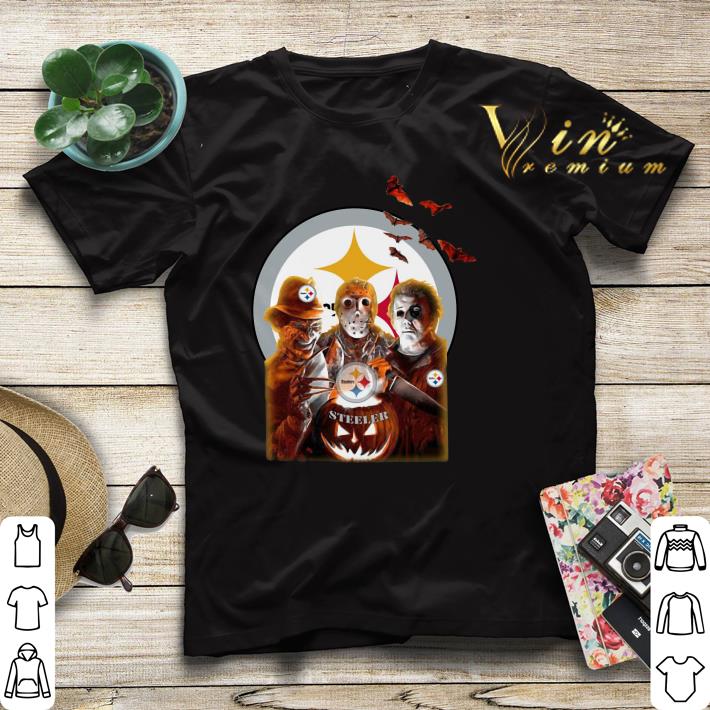 Michael Myer Pittsburgh Steelers Freddy Krueger Jason Voorhees shirt 4 - Michael Myer Pittsburgh Steelers Freddy Krueger Jason Voorhees shirt