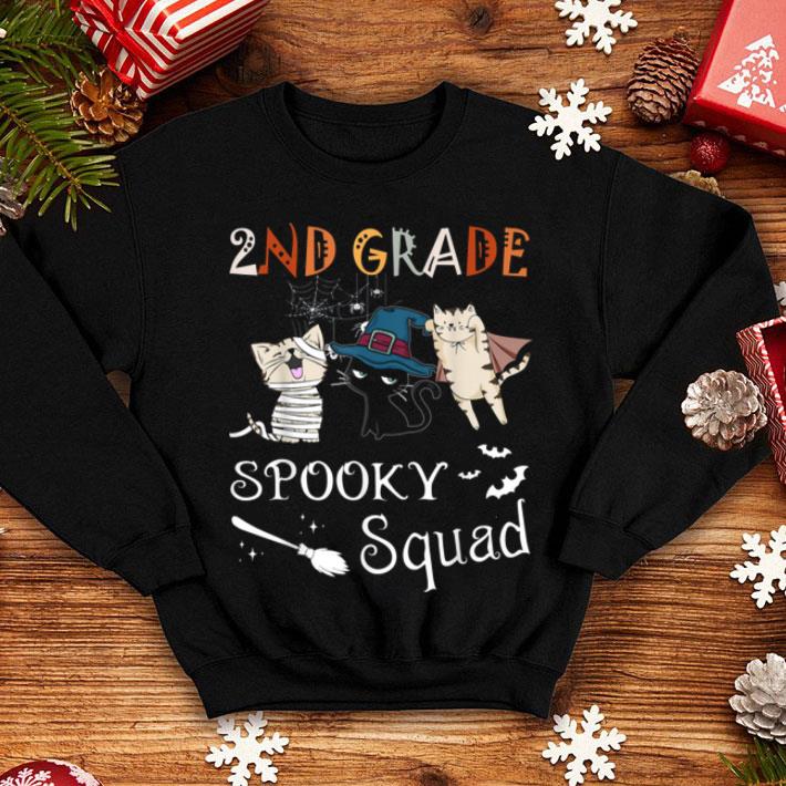 Official 2nd Grade Spooky Squad Funny Halloween Gift For Cat Lover shirt 4 - Official 2nd Grade Spooky Squad Funny Halloween Gift For Cat Lover shirt