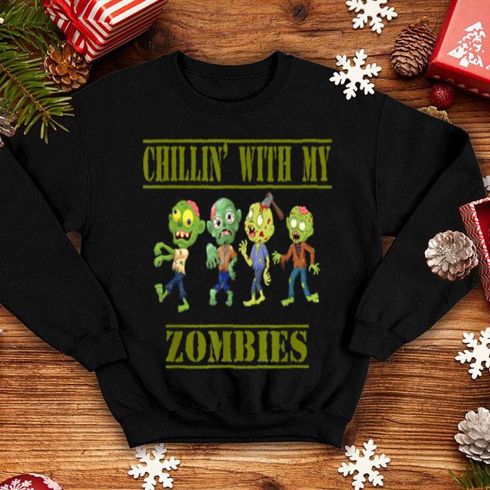 Original Chillin With My Zombies Halloween Boys Kids Funny shirt Original Chillin With My Zombies Halloween Boys Kids Funny shirt 4 - Original Chillin With My Zombies Halloween Boys Kids Funny shirt