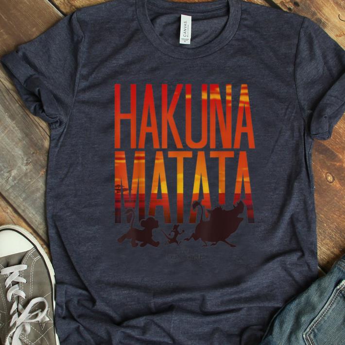 Original Disney Lion King Hakuna Matata Sunset shirt 1 - Original Disney Lion King Hakuna Matata Sunset shirt