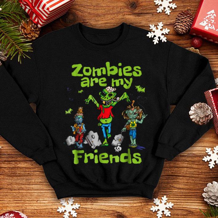 Original Zombies Are My Friends Halloween T-Shirt shirt Original Zombies Are My Friends Halloween T Shirt shirt 4 - Original Zombies Are My Friends Halloween T-Shirt shirt