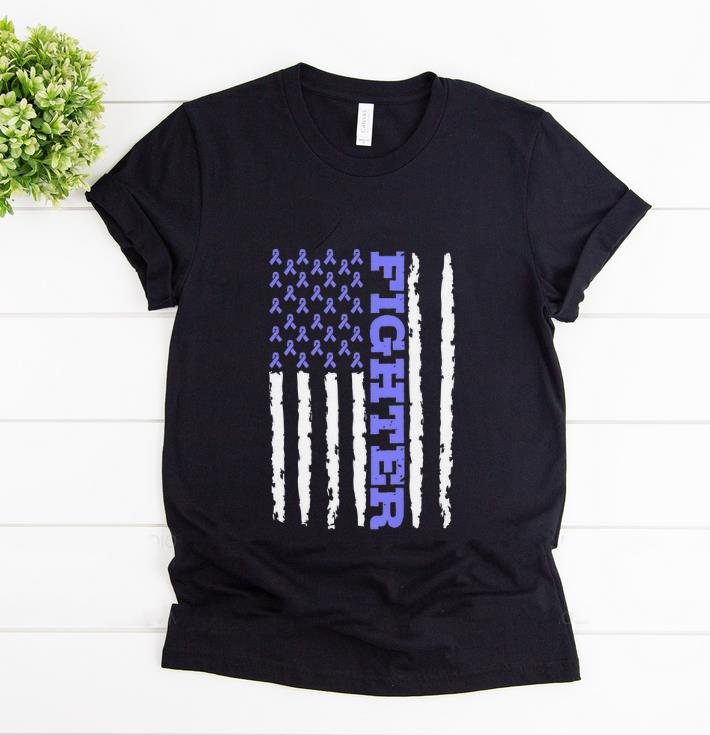 Pretty Fighter Cancer Awareness American Flag shirt 1 - Pretty Fighter Cancer Awareness American Flag shirt