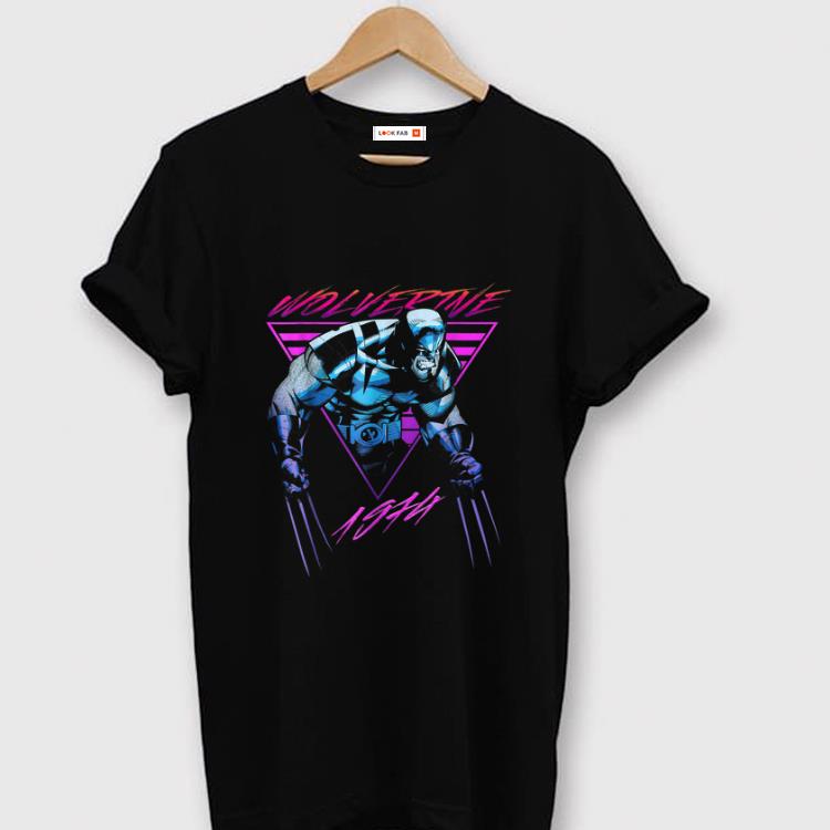 Pretty Marvel X Men Wolverine Neon Retro shirt 1 - Pretty Marvel X-Men Wolverine Neon Retro shirt