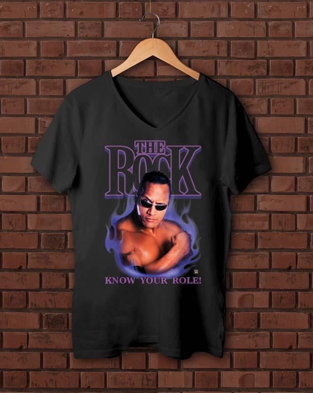 Pretty The Rock Know Your Role WWE shirt 1 - Pretty The Rock Know Your Role WWE shirt