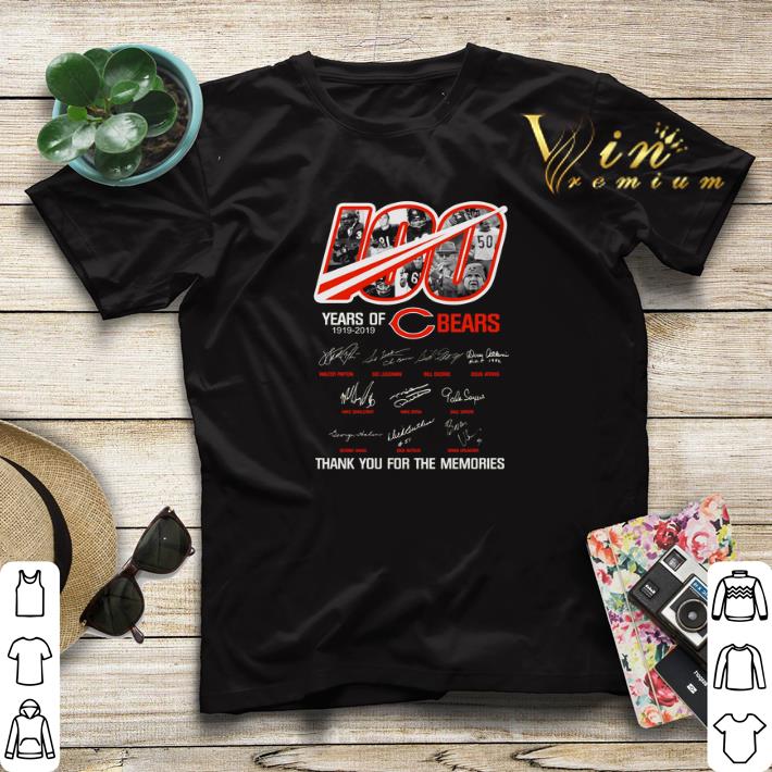 Thank you for the memories 100 years of Chicago Bears 1919-2019 shirt Thank you for the memories 100 years of Chicago Bears 1919 2019 shirt 4 - Thank you for the memories 100 years of Chicago Bears 1919-2019 shirt