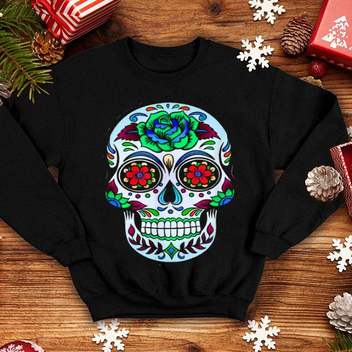Top Flower Sugar Skull Halloween Hoodies Day Of The Dead shirt 4 - Top Flower Sugar Skull Halloween Hoodies Day Of The Dead shirt
