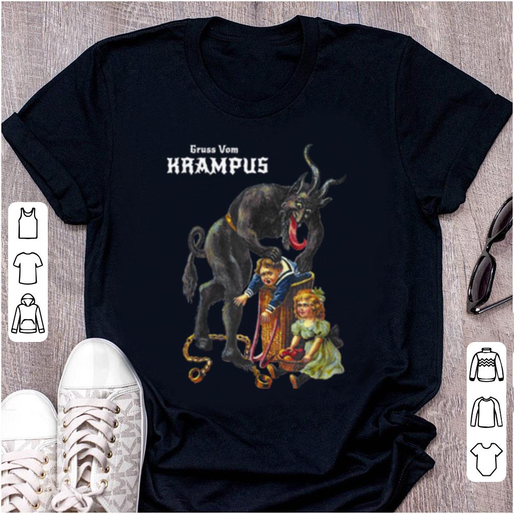 Top Greetings From Gruss Vom Krampus Demon Christmas shirt 1 - Top Greetings From Gruss Vom Krampus Demon Christmas shirt