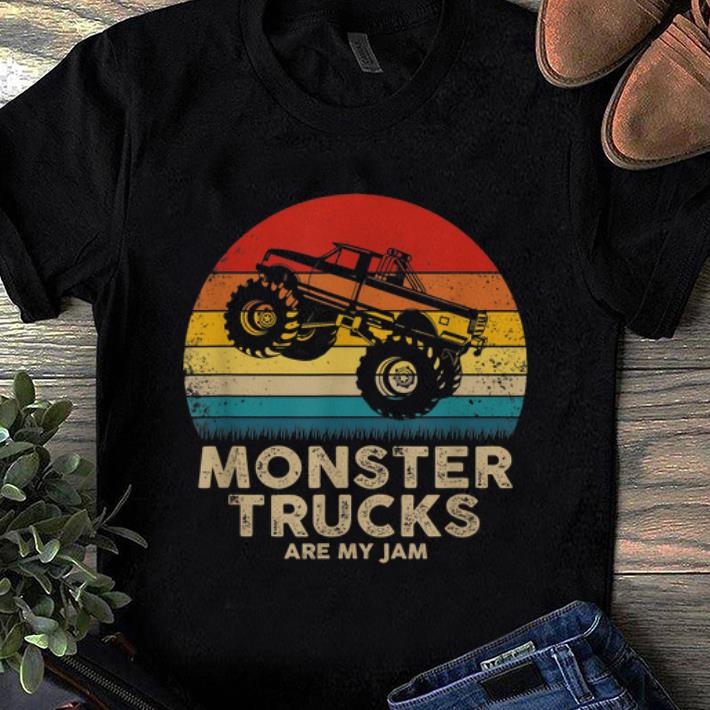 Top Monster Truck Are My jam Vintage shirt 1 1 - Top Monster Truck Are My jam Vintage shirt