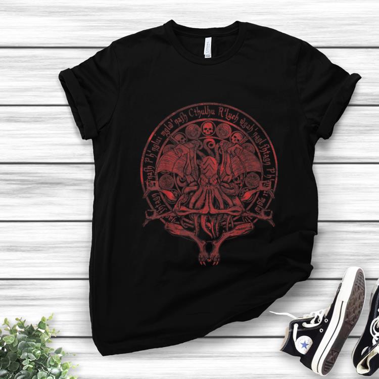 Top The Idol Cthulhu Red Variant Indian God shirt 1 - Top The Idol - Cthulhu Red Variant Indian God shirt