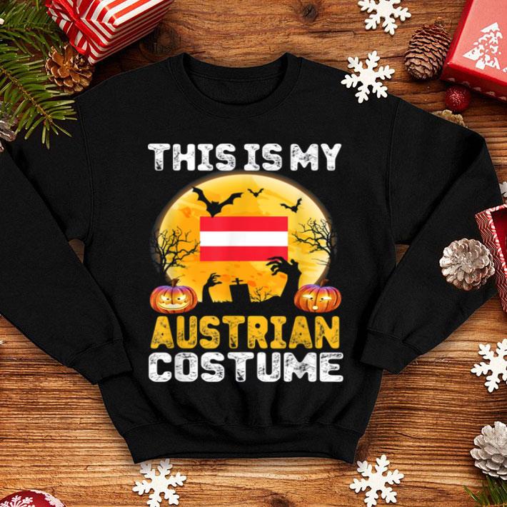 Top This Is My Austrian Flag Costume Halloween Austria shirt 4 - Top This Is My Austrian Flag Costume Halloween Austria shirt