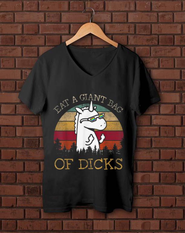 Top Unicorn Eat A Giant Bag Of Dicks Vintage shirt 1 - Top Unicorn Eat A Giant Bag Of Dicks Vintage shirt