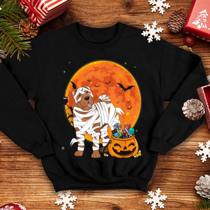 Awesome Shar Pie Dog With Candy Pumpkin Halloween shirt Awesome Shar Pie Dog With Candy Pumpkin Halloween shirt 4 - Awesome Shar Pie Dog With Candy Pumpkin Halloween shirt