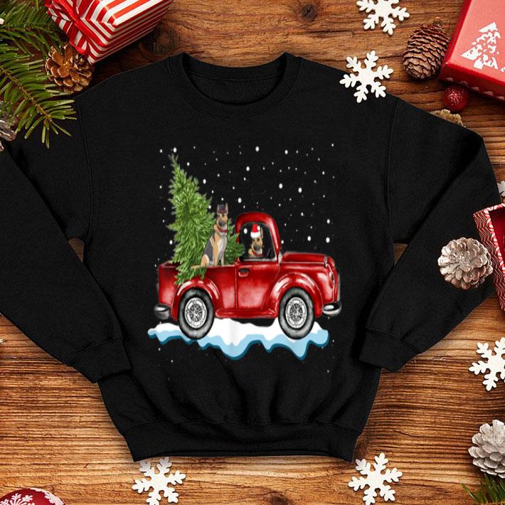 Beautiful German Shepherd Pickup Truck Christmas shirt 4 - Beautiful German Shepherd Pickup Truck Christmas shirt