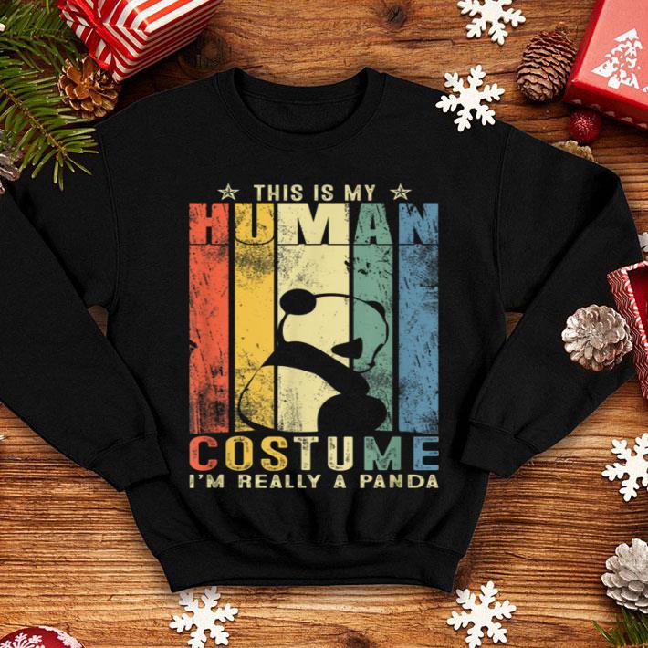 Beautiful This Is My Human Costume A Panda Halloween shirt 4 - Beautiful This Is My Human Costume A Panda Halloween shirt