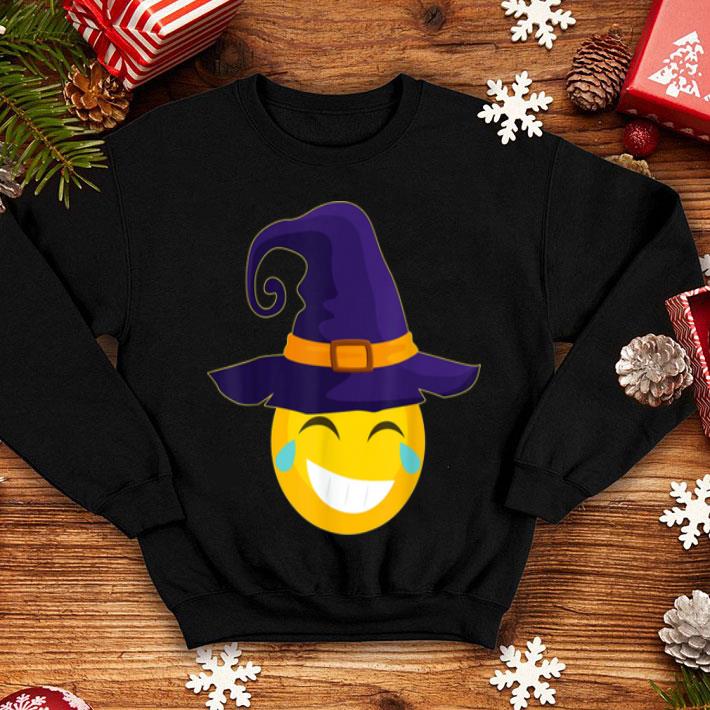 Halloween Costume Emoji Emoticon Witch Hat Joy Face shirt 4 - Halloween Costume Emoji Emoticon Witch Hat Joy Face shirt