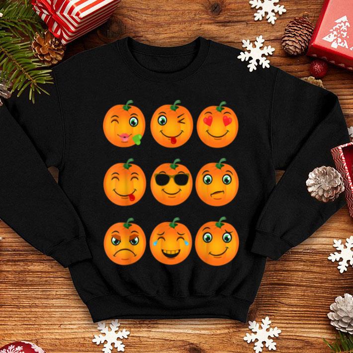 Halloween Pumpkin Emoticon Cute Funny Costume shirt 4 - Halloween Pumpkin Emoticon Cute Funny Costume shirt