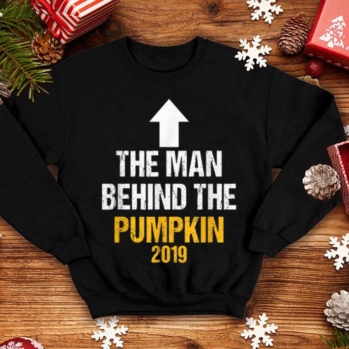 Man Behind The Pumpkin Halloween Pregnancy Announcement Dad shirt 4 1 - Man Behind The Pumpkin Halloween Pregnancy Announcement Dad shirt