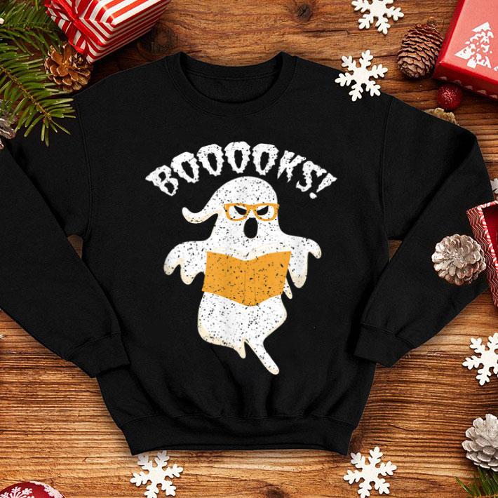 Official Book Reader Nerd Halloween Ghost Reading Boooks shirt 4 - Official Book Reader Nerd Halloween Ghost Reading Boooks shirt