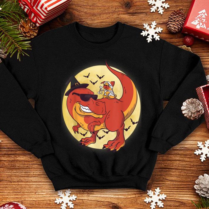 Original Halloween Pug TRex Dinosaur Witch Gift For Halloween shirt Original Halloween Pug TRex Dinosaur Witch Gift For Halloween shirt 4 - Original Halloween Pug TRex Dinosaur Witch Gift For Halloween shirt