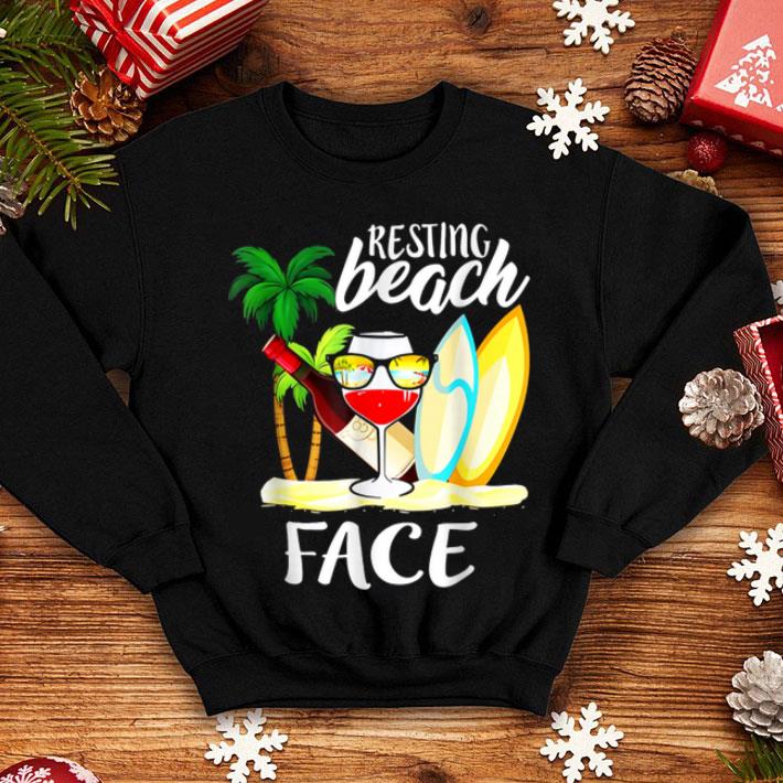 Original Resting Beach Face Wine Cool shirt 4 - Original Resting Beach Face Wine Cool shirt