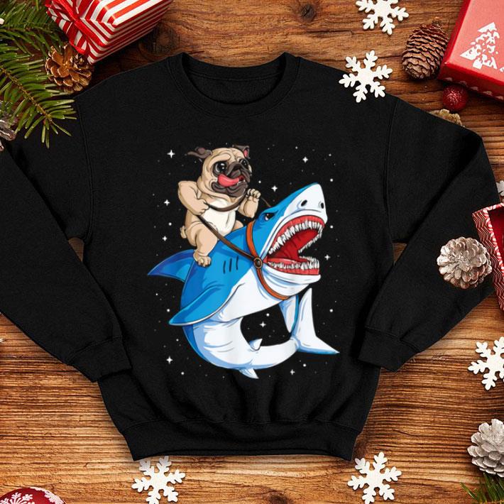 Premium Pugs Riding Shark Halloween Funny shirt Premium Pugs Riding Shark Halloween Funny shirt 4 - Premium Pugs Riding Shark Halloween Funny shirt