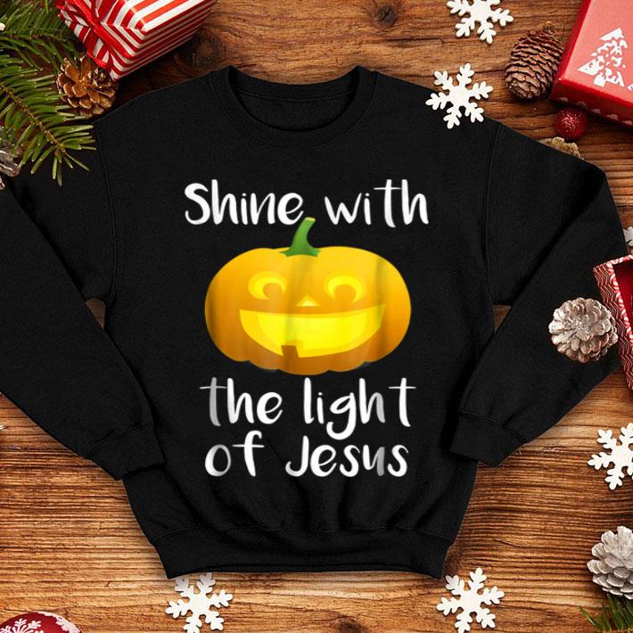 Shine With The Light Of Jesus Jack o lantern shirt 4 - Shine With The Light Of Jesus Jack-o-lantern shirt