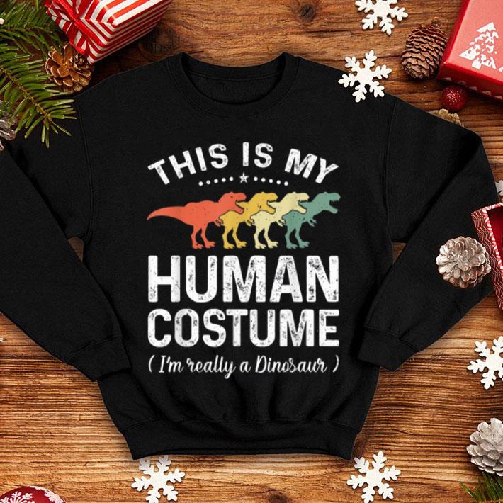 This Is My Human Costume Vintage Dinosaur Halloween shirt 4 - This Is My Human Costume Vintage Dinosaur Halloween shirt