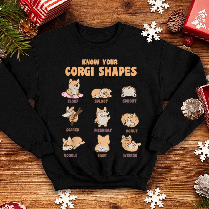 Top Know Your Corgi Shapes Cute Dog Owner Funny shirt 4 - Top Know Your Corgi Shapes Cute Dog Owner Funny shirt