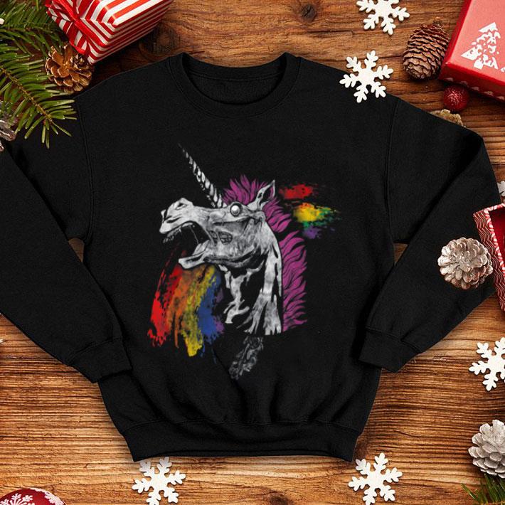 Unicorn Zombie Design Goth Halloween shirt Unicorn Zombie Design Goth Halloween shirt 4 - Unicorn Zombie Design Goth Halloween shirt