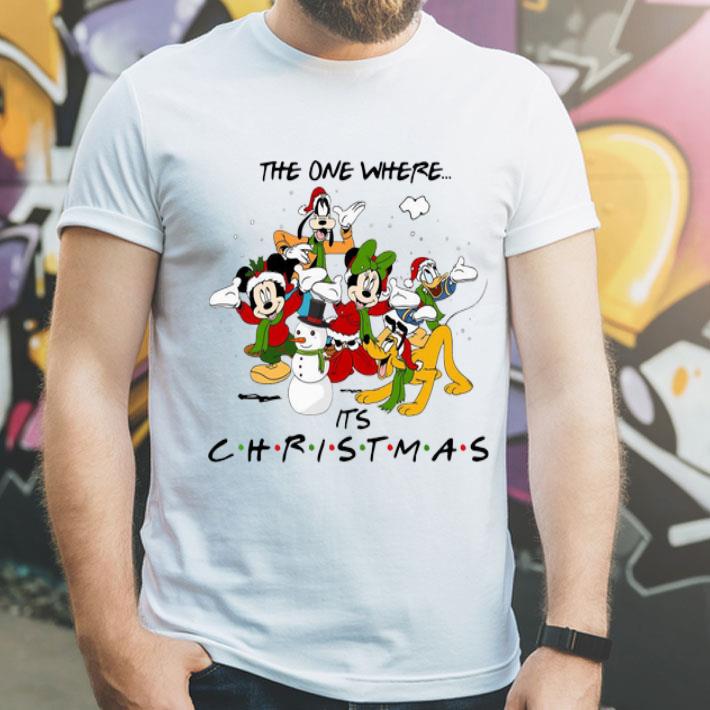Disney Cartoon Characters The One Where It s Christmas shirt 4 - Disney Cartoon Characters The One Where It’s Christmas shirt
