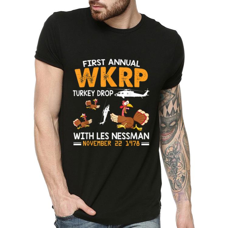First Annual Wkrp Turkey Drop With Les Nessman Nov 22 1978 shirt 4 - First Annual Wkrp Turkey Drop With Les Nessman Nov 22 1978 shirt