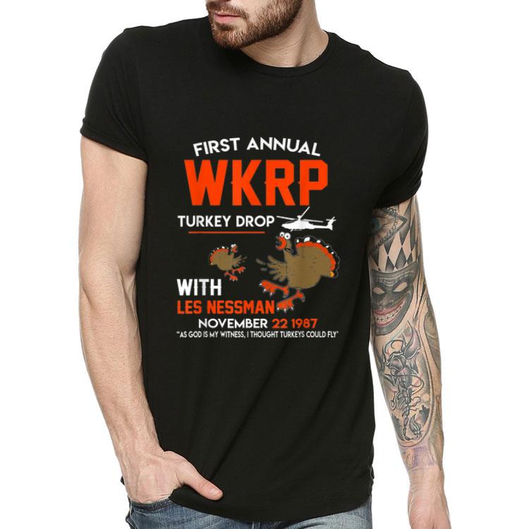 First Annual Wkrp Turkey Drop With Les Nessman Thanksgiving shirt 4 - First Annual Wkrp Turkey Drop With Les Nessman Thanksgiving shirt