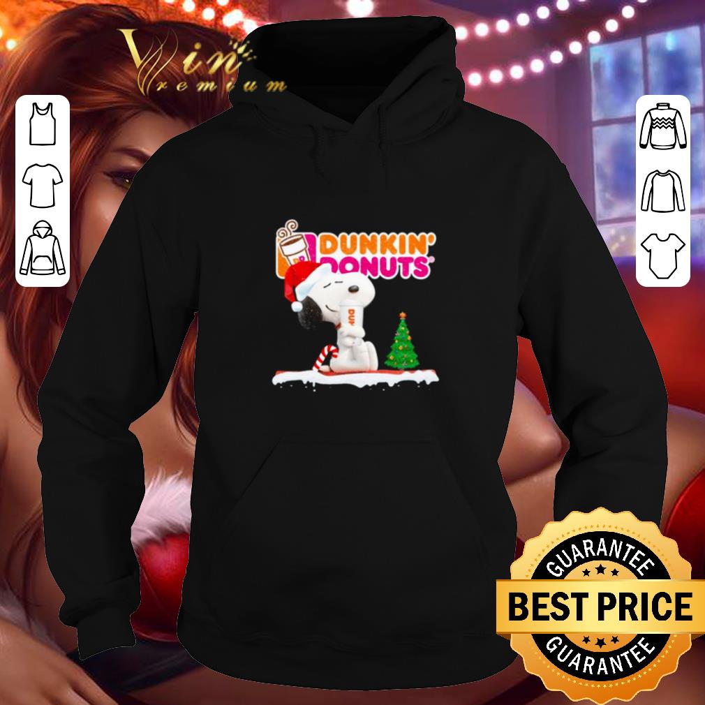 Funny Snoopy drink Dunkin Donuts Christmas shirt 4 - Funny Snoopy drink Dunkin' Donuts Christmas shirt