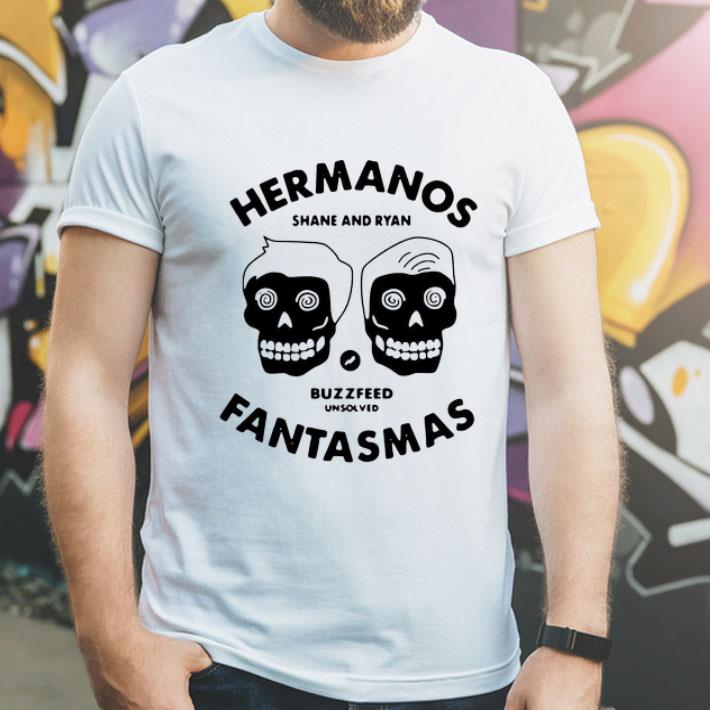 Hermanos Shane And Ryan Buzzfeed Unsolved Fantasmas shirt 4 - Hermanos Shane And Ryan Buzzfeed Unsolved Fantasmas shirt