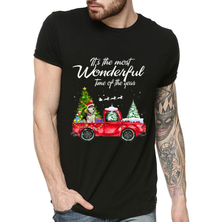 Husky Truck It's The Most Wonderful Time Of The Year Christmas shirt Husky Truck It s The Most Wonderful Time Of The Year Christmas shirt 4 - Husky Truck It's The Most Wonderful Time Of The Year Christmas shirt