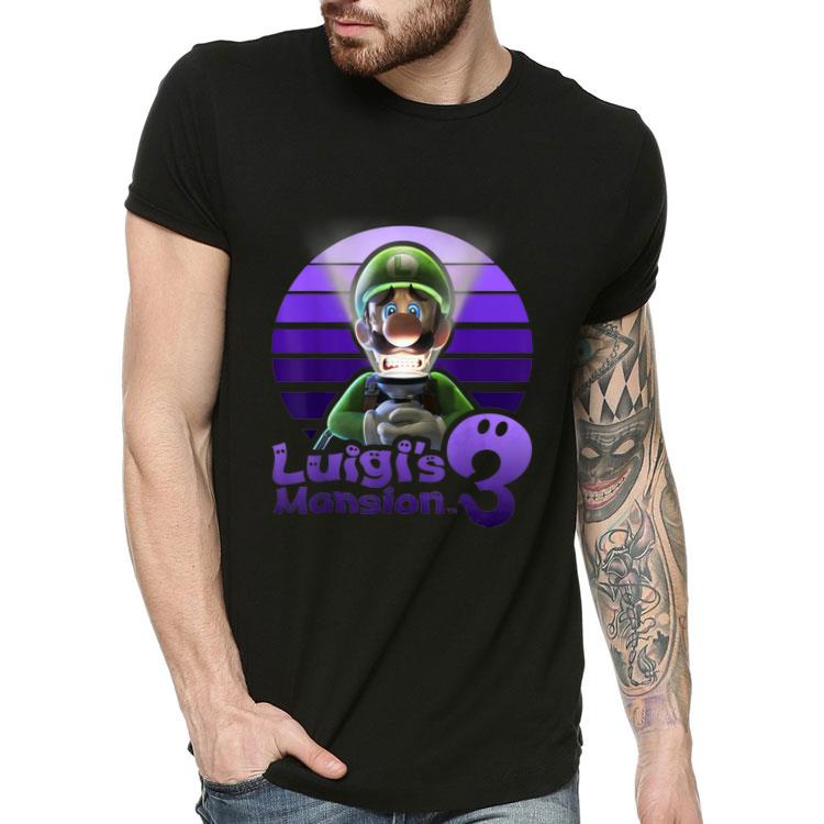 Luigi s Mansion 3 Luigi Purple Retro shirt 4 - Luigi's Mansion 3 Luigi Purple Retro shirt