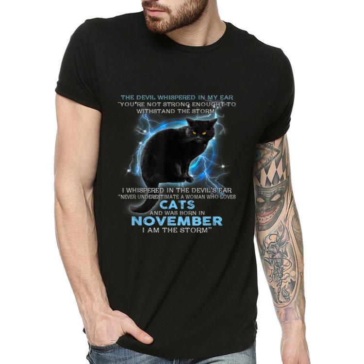 Never Underestimate A Woman Loves Cats And Was Born In November shirt 4 - Never Underestimate A Woman Loves Cats And Was Born In November shirt