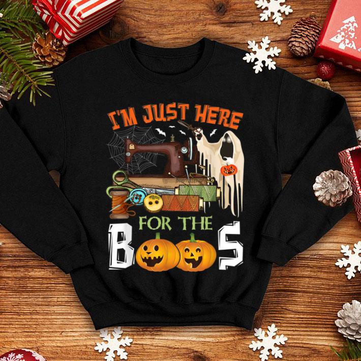 Nice I m Just Here For The Boos Halloween Quilting shirt 4 - Nice I'm Just Here For The Boos Halloween Quilting shirt