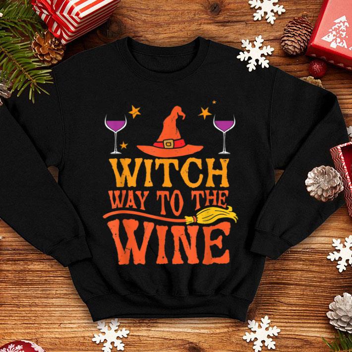 Official Witch Way To The Wine Funny Halloween shirt 4 - Official Witch Way To The Wine Funny Halloween shirt