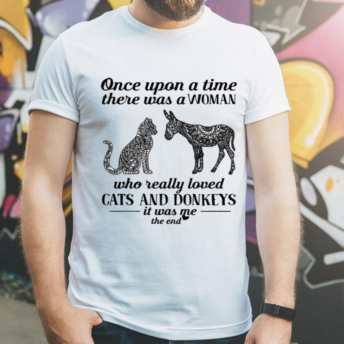 Once Upon A Time There Was A Woman Loved Cats And Donkeys shirt Once Upon A Time There Was A Woman Loved Cats And Donkeys shirt 4 - Once Upon A Time There Was A Woman Loved Cats And Donkeys shirt