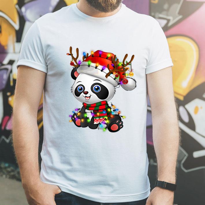 Panda Christmas Reindeer Christmas Lights shirt 4 - Panda Christmas Reindeer Christmas Lights shirt