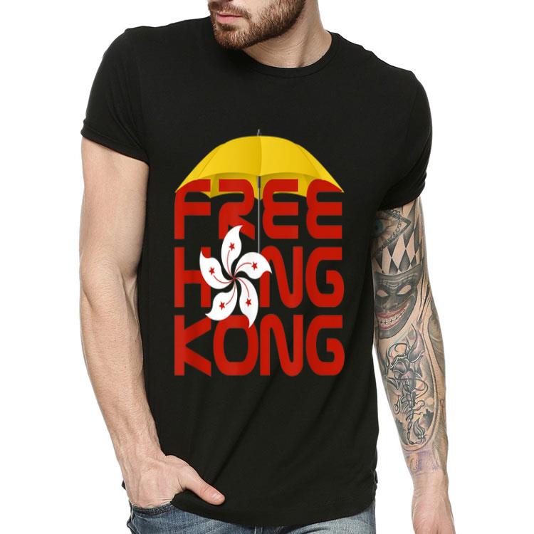 Protest Flag And Yellow Umbrella Free Hong Kong shirt 4 - Protest Flag And Yellow Umbrella Free Hong Kong shirt