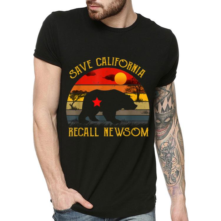 Save California Recall Newsom Vintage Sunset shirt 4 - Save California Recall Newsom Vintage Sunset shirt