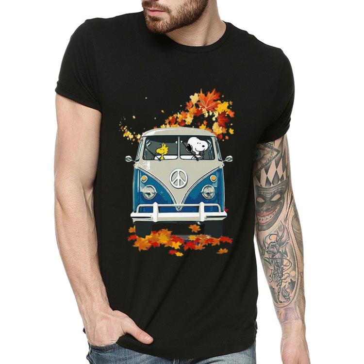 Snoopy And Woodstock VW Volkswagen Hippie Car shirt 4 - Snoopy And Woodstock VW Volkswagen Hippie Car shirt