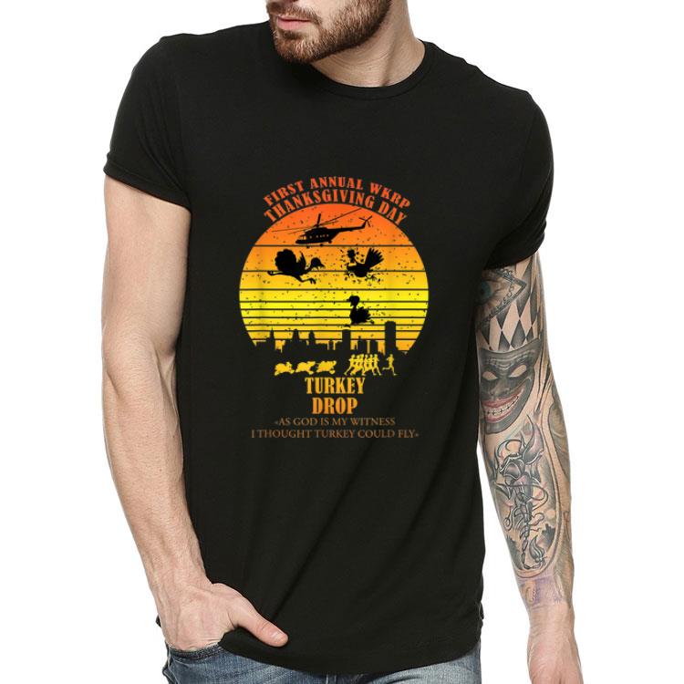 Vintage Sunset 1st Annual Wkrp Thanksgiving Day Turkey Drop shirt Vintage Sunset 1st Annual Wkrp Thanksgiving Day Turkey Drop shirt 4 - Vintage Sunset 1st Annual Wkrp Thanksgiving Day Turkey Drop shirt