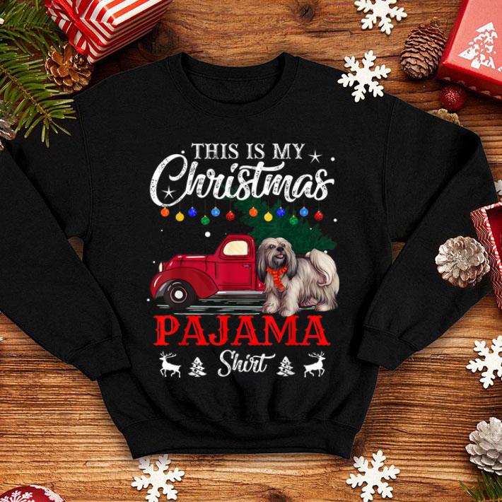 Awesome This Is My Christmas Pajama Lhasa Apso shirt 4 - Awesome This Is My Christmas Pajama Lhasa Apso shirt