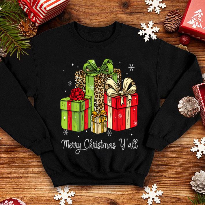 Beautiful Merry Christmas Y'all Leopard Print Christmas Gift Box Xmas shirt Beautiful Merry Christmas Y all Leopard Print Christmas Gift Box Xmas shirt 4 - Beautiful Merry Christmas Y'all Leopard Print Christmas Gift Box Xmas shirt