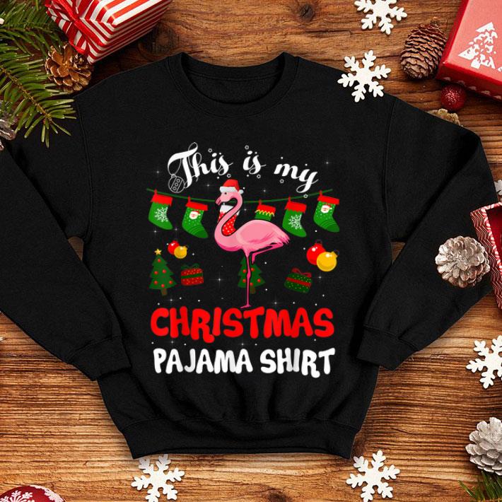 Beautiful Pink Flamingo This Is My Christmas Pajama shirt Beautiful Pink Flamingo This Is My Christmas Pajama shirt 4 1 - Beautiful Pink Flamingo This Is My Christmas Pajama shirt