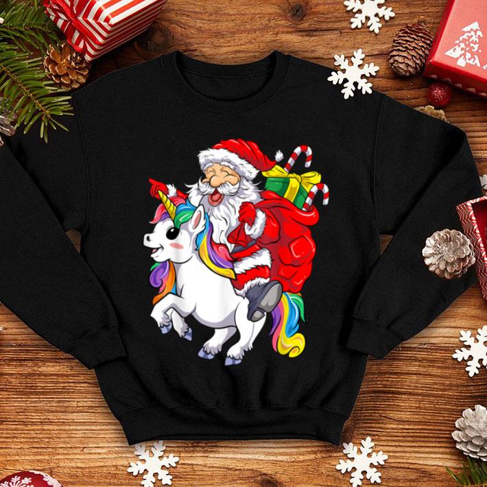 Beautiful Santa Unicorn Christmas Kawaii Merry Xmas MagicalT Shirt shirt 4 - Beautiful Santa Unicorn Christmas Kawaii Merry Xmas MagicalT-Shirt shirt