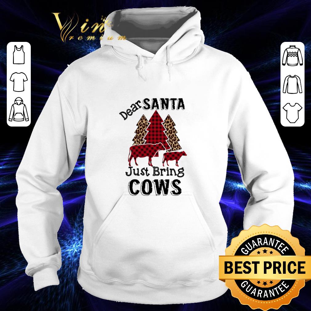 Cheap Dear santa just bring cows leopard Christmas shirt Cheap Dear santa just bring cows leopard Christmas shirt 4 - Cheap Dear santa just bring cows leopard Christmas shirt